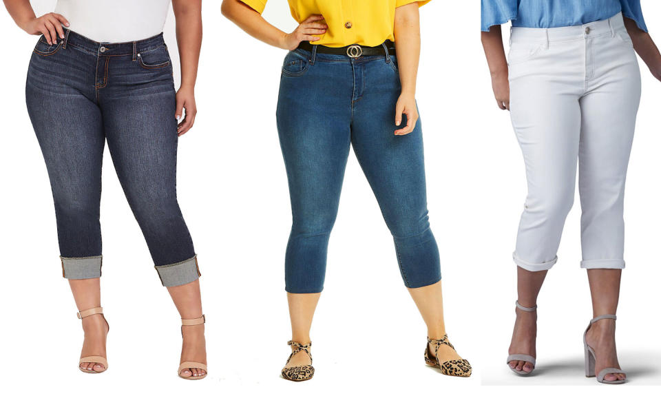 Stylish plus-size capris to wear this summer (Photo: Torrid, Simply Be, Kohl's)