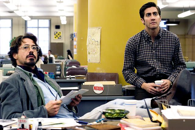 <p>Paramount/courtesy Everett Collection</p> Robert Downey Jr. and Jake Gyllenhaal in 'Zodiac'
