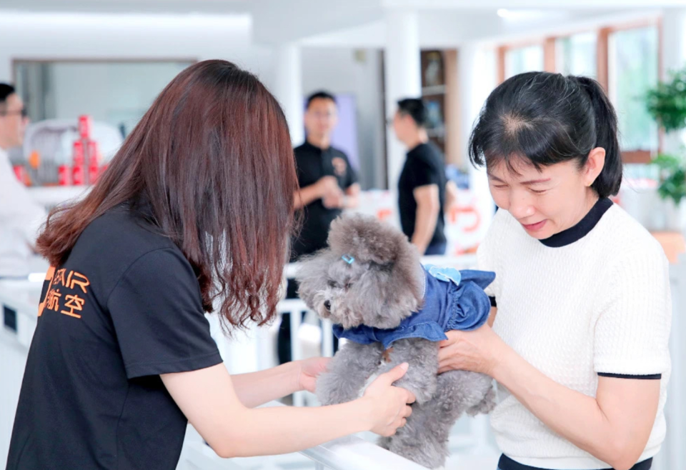 深圳機場寵物候機廳啟用，推出一站式寵物出行服務，讓旅客網上全程查看寵物狀態，目前累計服務了約40隻寵物，是中國首個寵物候機廳。(網上圖片)