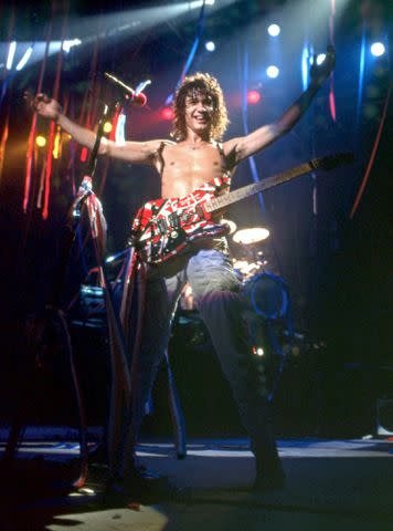 <p>Ross Marino/Getty</p> Eddie Van Halen in 1981