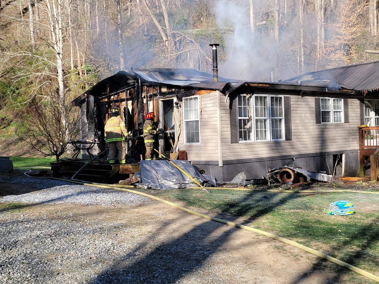 The Cook family residence in Hot Springs, located at 675 N.C. 63 Hwy., was destroyed in a fire March 15.