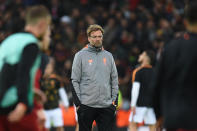 <p>Alors que le titre en championnat s’échappe en faveur des Citizens, Jürgen Klopp veut que sa rigueur et sa vision du jeu leur rapporte cette fameuse C1. On verra si Di Francesco livrera une nouvelle Romatada face à une équipe au jeu bien différent de celui du Barça. (Photo : AFP) </p>