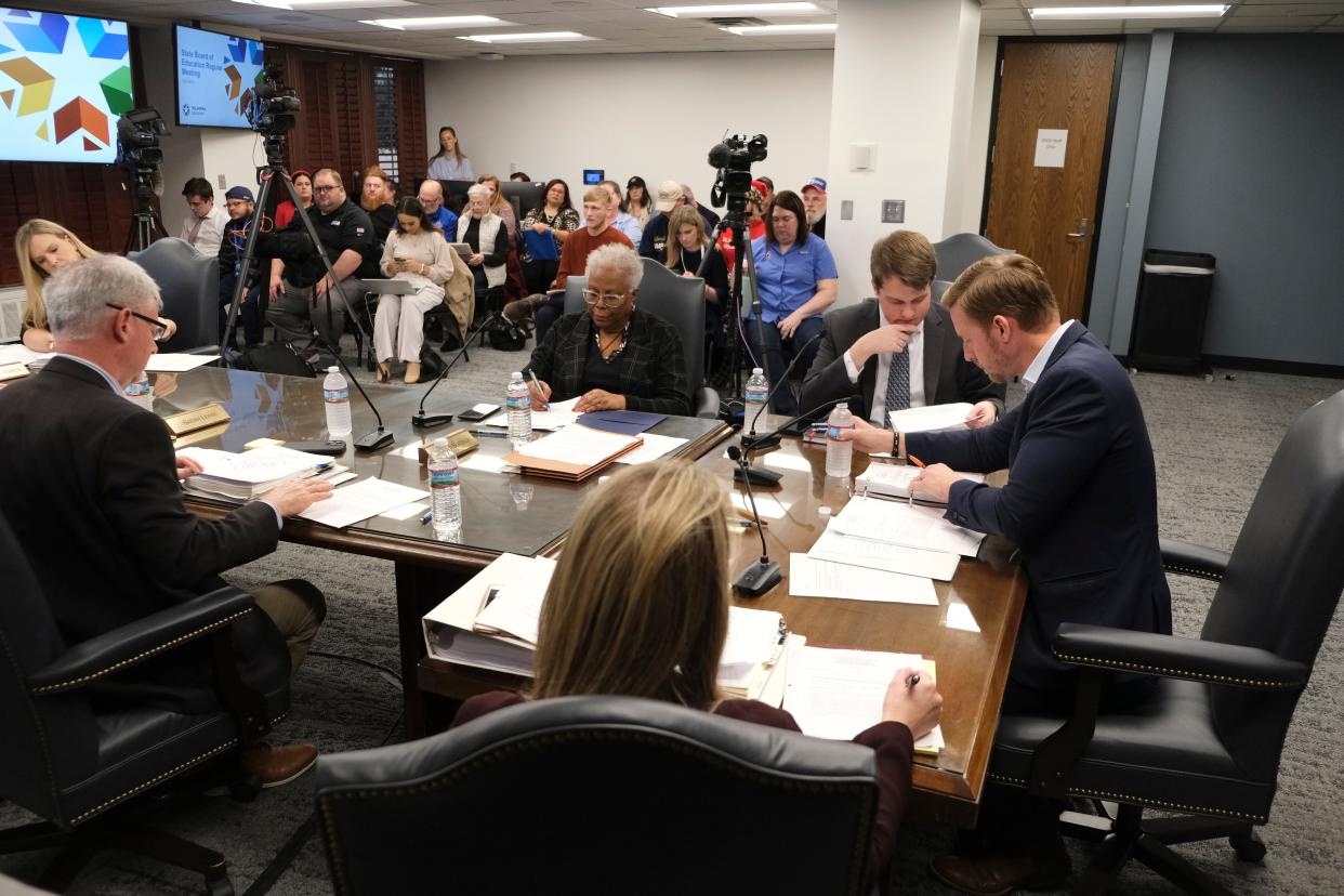 The Oklahoma State Board of Education meets Dec. 21 at the Oliver Hodge Building in the Capitol complex in Oklahoma City.