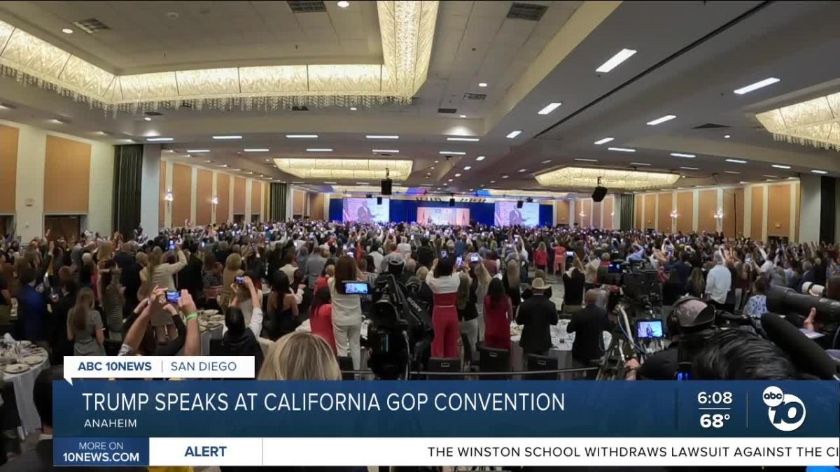 Trump speaks at California GOP Convention