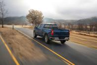 <p>An exhaust brake can be activated in the Silverado diesel's Tow/Haul mode, but we've yet to put that to the test with a trailer. </p>