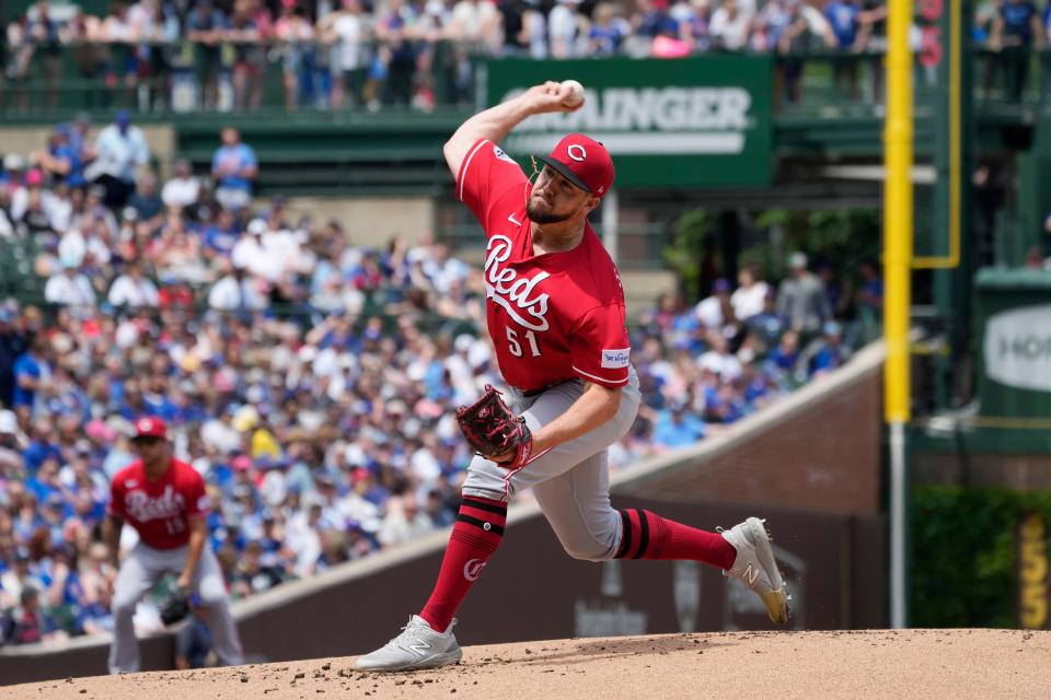 Cincinnati Reds starting pitcher Graham Ashcraft allowed three runs in five innings in a bounce back start against the Cubs.