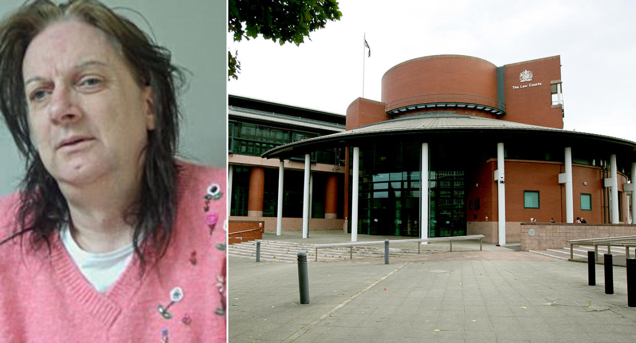 Marshall, left, was sentenced at Preston Crown Court, right. (Lancashire Police/PA Images)