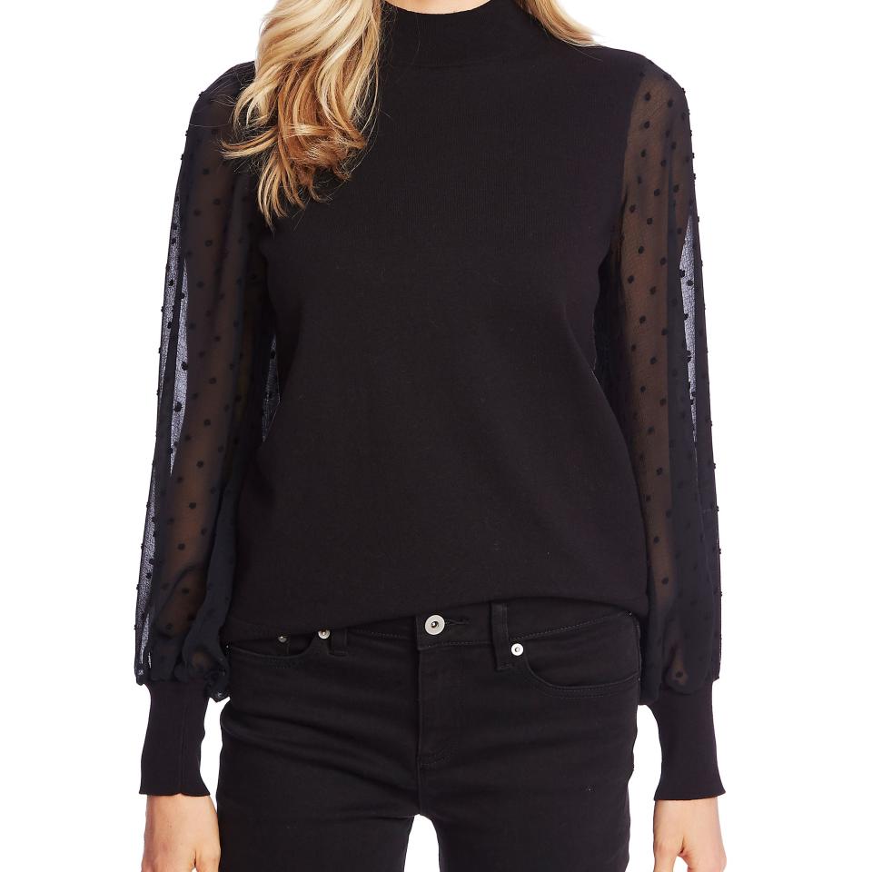 <p><a href="https://go.redirectingat.com?id=74968X1596630&url=https%3A%2F%2Fwww.nordstrom.com%2Fs%2Fcece-clip-dot-sleeve-sweater%2F5417143&sref=https%3A%2F%2Fwww.townandcountrymag.com%2Fstyle%2Ffashion-trends%2Fg22815575%2Fpretty-christmas-sweaters%2F" rel="nofollow noopener" target="_blank" data-ylk="slk:Shop Now;elm:context_link;itc:0;sec:content-canvas" class="link ">Shop Now</a></p><p>Clip Dot Sleeve Sweater</p><p>nordstrom.com</p><p>$79.00</p>