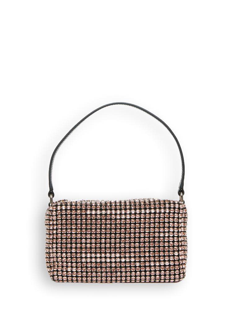 粉鑽wangloc rhinestone pouch。NT$28,800。（alexanderwang提供）