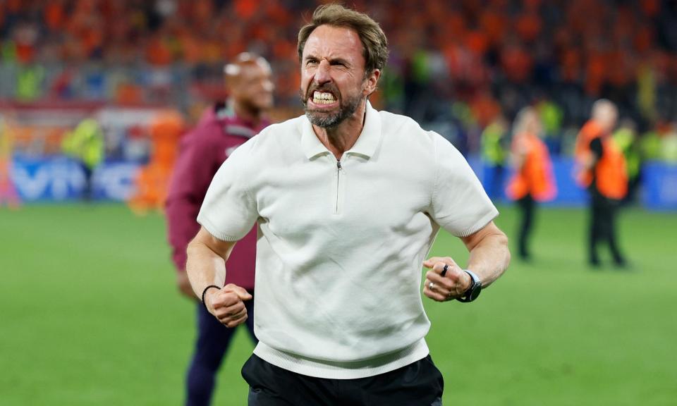 <span>Gareth Southgate has yet to make a decision on whether to remain in charge of England after the tournament.</span><span>Photograph: Allstar Picture Library Ltd/Richard Sellers/Apl/Sportsphoto</span>