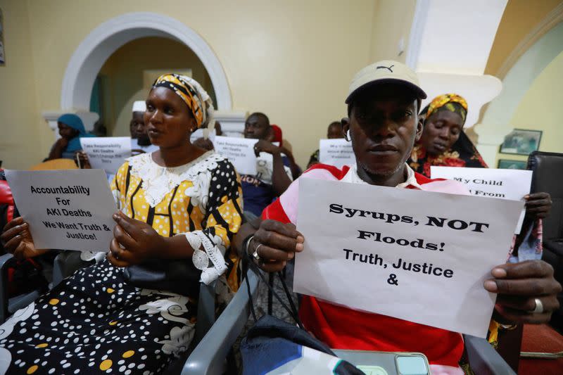 FILE PHOTO: The meds they bought were toxic. Now Gambian parents seek justice