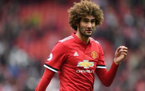 Maroane Fellaini in action for Man Utd  - Credit: AFP