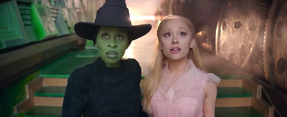 cynthia erivo, ariana grande, wicked teaser trailer