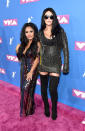 <p>Nicole “Snooki” Polizzi and Jenni “JWOWW” Farley attend the 2018 MTV Video Music Awards at Radio City Music Hall on August 20, 2018 in New York City. (Photo: Mike Coppola/Getty Images for MTV) </p>
