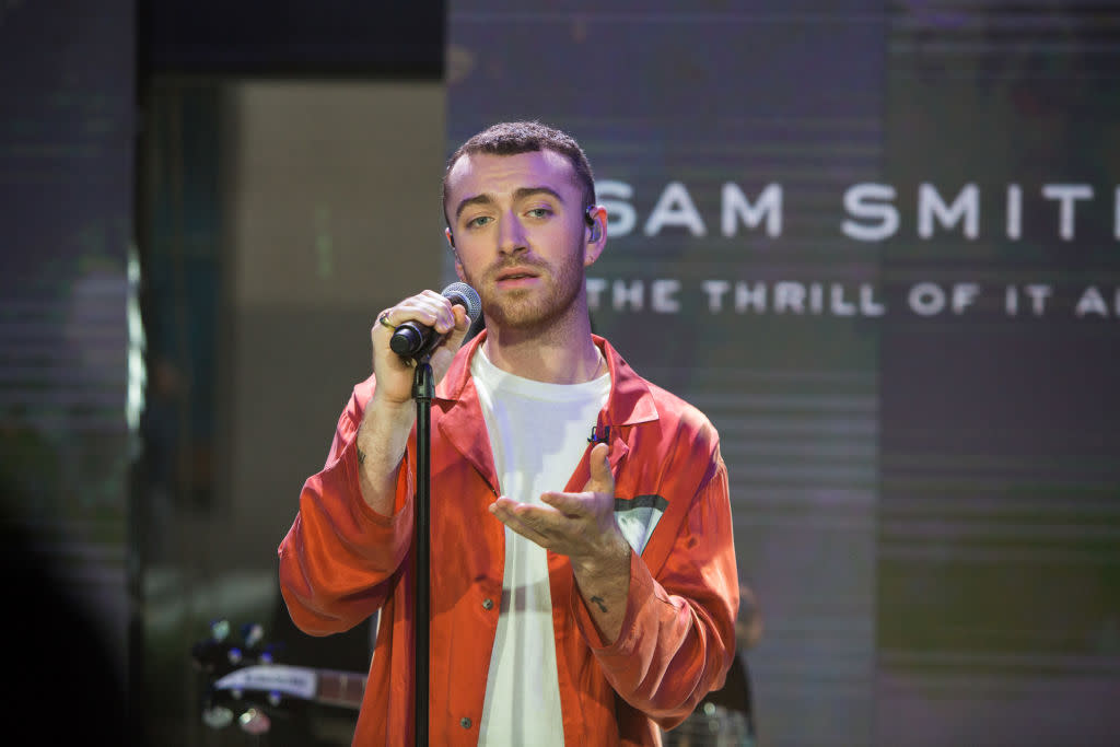 Sam Smith performs on “Today” on Nov. 8, 2017. (Photo: Nathan Congleton/NBC/NBCU Photo Bank)