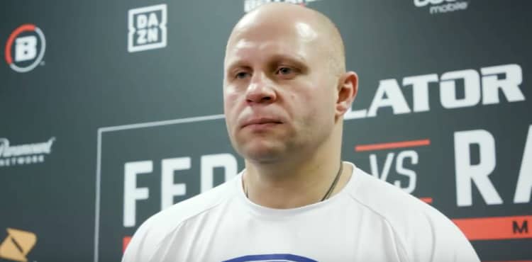 Fedor Emelianenko Bellator Japan retirement talk