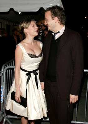 Michelle Williams and Heath Ledger at the NY premiere of Focus Features' Brokeback Mountain