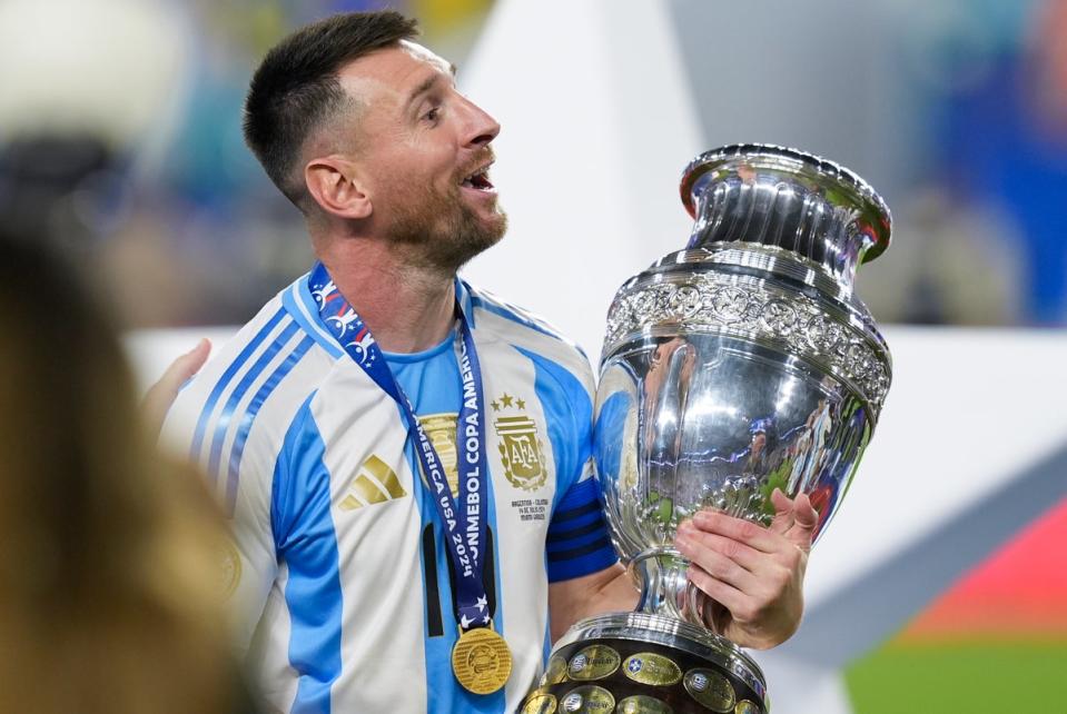 Lionel Messi a remporté sa deuxième Copa America (AP)