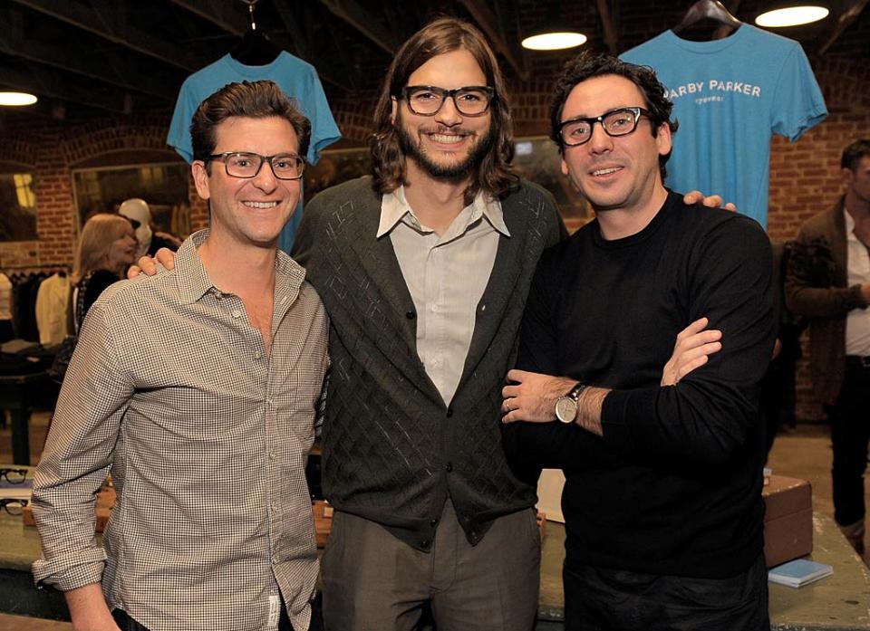 Ashton Kutcher Warby Parker Launch