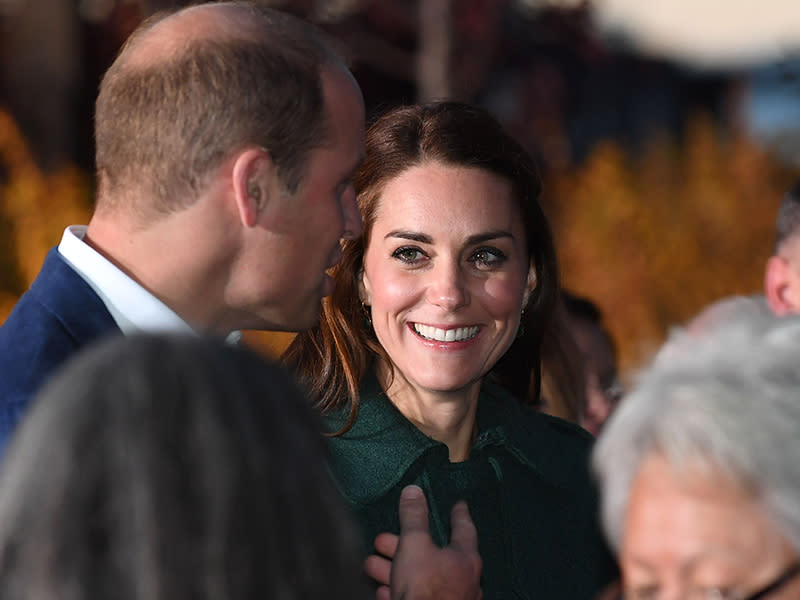 Will and Kate attend a cultural performance on the banks of the Yukon River.