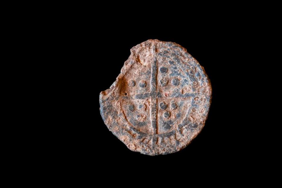 The Boy Bishop token found at Oxburgh Estate