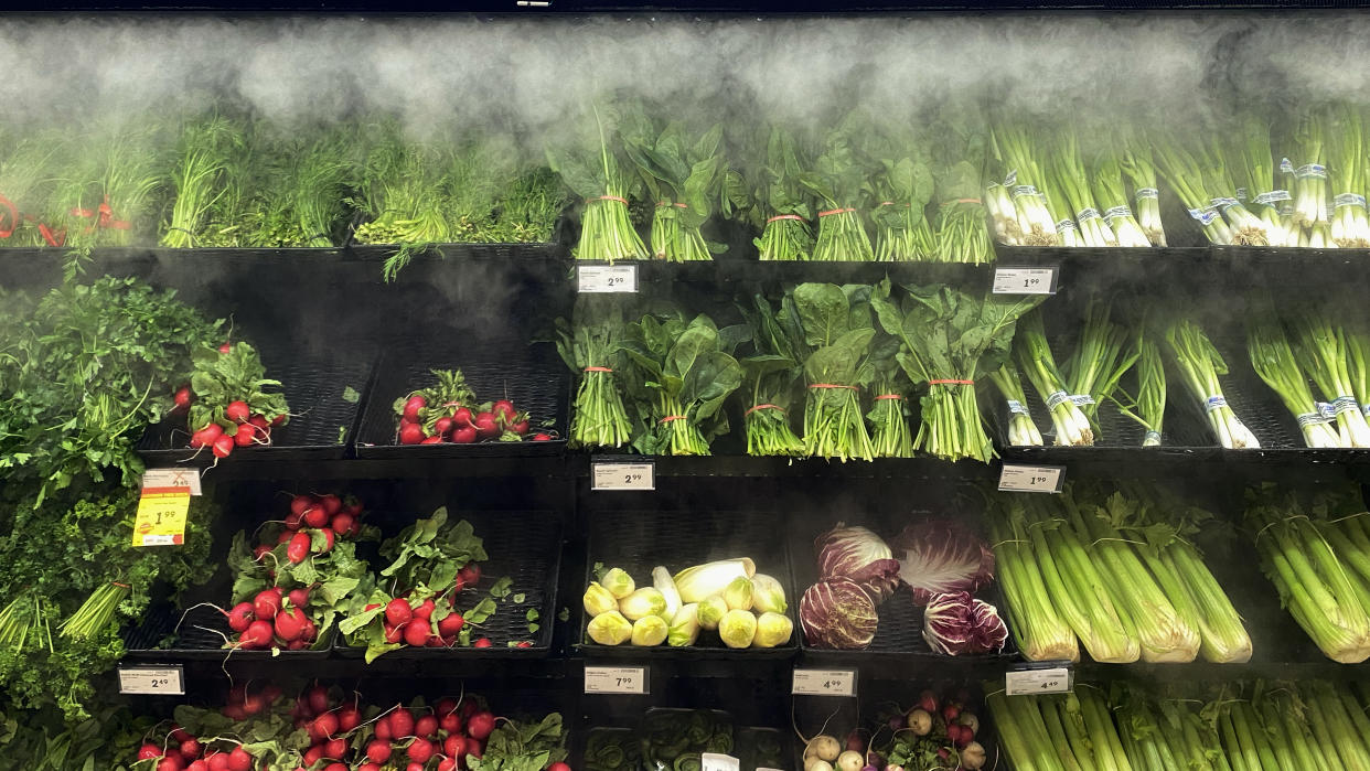 Produce is shown at a west-end Toronto Sobeys grocery store, Sunday, June 26, 2023. THE CANADIAN PRESS/Graeme Roy