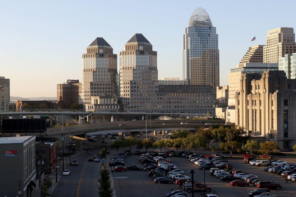 A view of downtown Cincinnati.