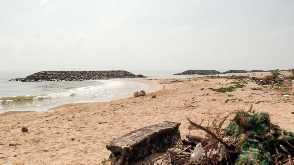 The beach where the ambergris was found. Source: ViralPress/Australscope