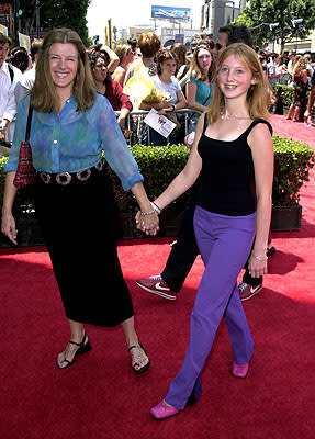 Mimi Kennedy and daughter Molly at the Hollywood premiere of Walt Disney's The Princess Diaries