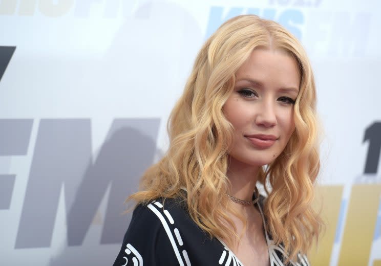 Australian musician Iggy Azalea is reportedly dating Odell Beckham. (AP)