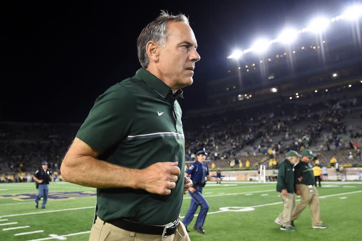 Can coach Mark Dantonio right the ship at Michigan State? (Getty)