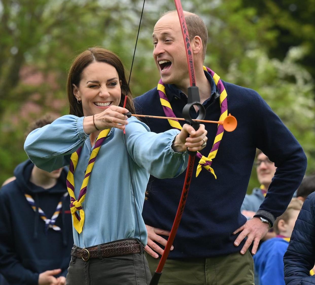 'Princesses should be "relatable"': the Princess and Prince of Wales on a visit to the Scouts Hut in Slough, 2023