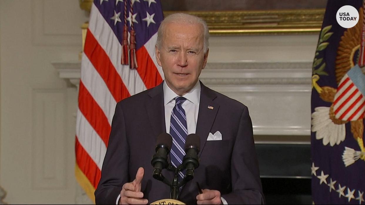 President Biden signed executive actions tied to combating climate change, including elevating climate change as a national security concern.