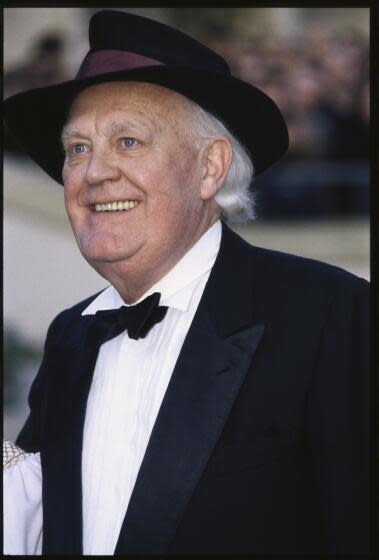 Actor Joss Ackland at the British Academy of Film and Television Awards.