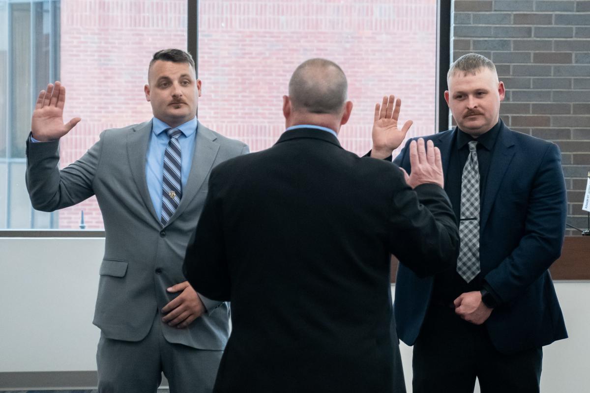 Cambridge Police Department hosted retirement, swearing-in ceremonies