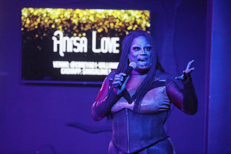 Anisa Love will host the monthly Drag Brunch at The Walrus on Saturday morning. Arrive early to secure a table!