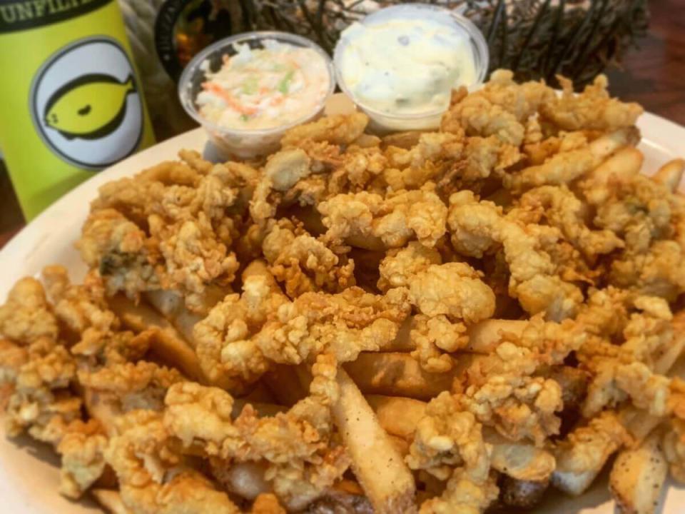 You can get a great plate of fried clams at Cove Surf and Turf.