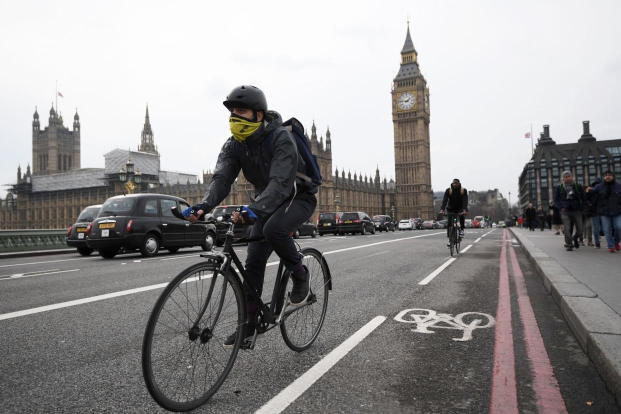 Cycling: Westminster Bridge: Getty Images