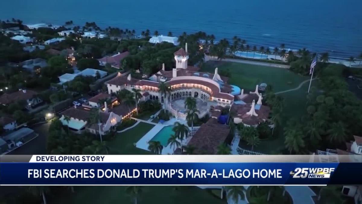 Fbi Searches Donald Trumps Mar A Lago Home