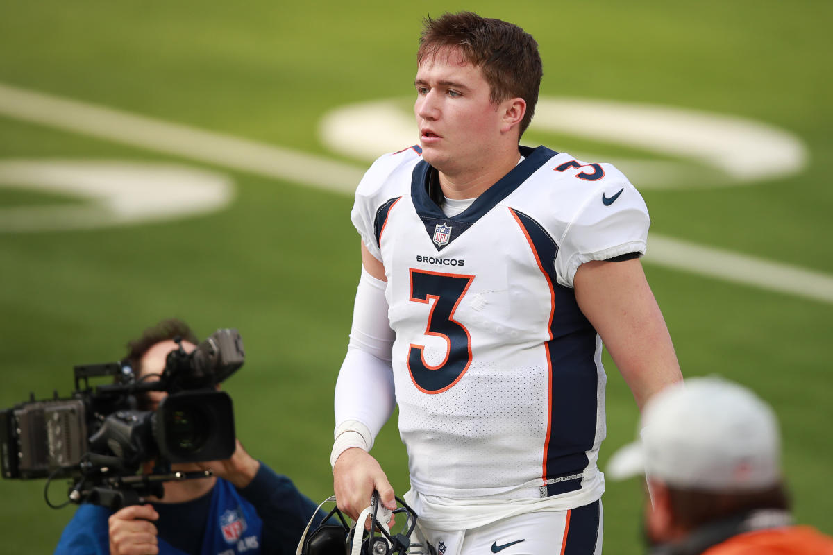 Broncos quarterback Drew Lock OK after lug nut smashes into windshield