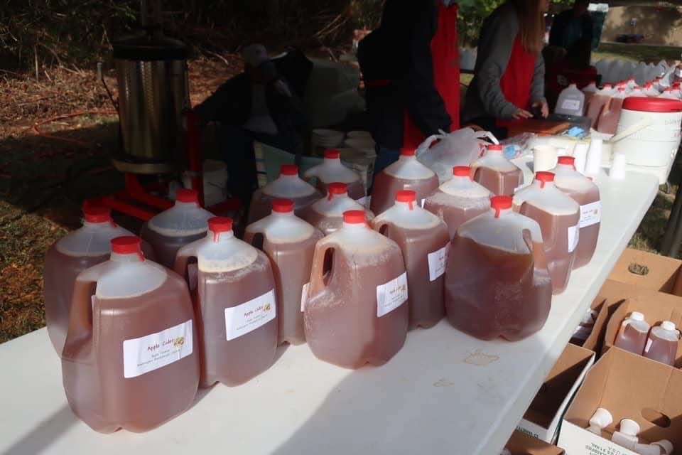 Fall treats such as homemade apple butter, apple cider, and fried apple pies will be available to purchase at the 45th annual Fall Apple Festival at Washington Presbyterian Church on Saturday, Oct. 21, 2023.