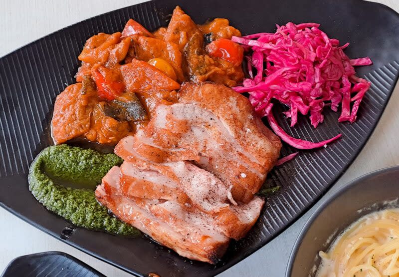 Ulu Eateries - mad charcoal pork dish