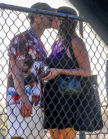 <p>Media-Mode / SplashNews</p> Joe Jonas and Stormi Bree kiss in Sydney