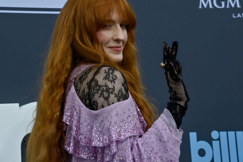 Florence Welch attends the annual Billboard Music Awards held at the MGM Grand Garden Arena in Las Vegas in 2022. File Photo by Jim Ruymen/UPI