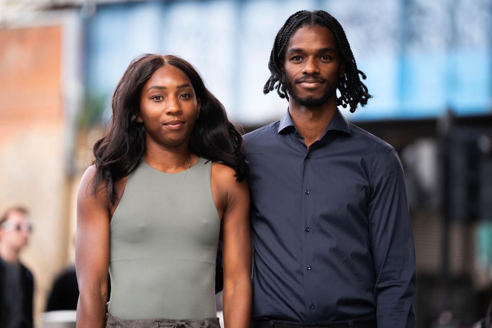 File [photo dated 29/9/2023 of Bianca Williams and Ricardo Dos Santos. A misconduct panel is set to deliver its decision on whether five Metropolitan Police officers are guilty of gross misconduct over the stop-and-search of the two black athletes. Olympic sprinter Dos Santos, 28, and his partner and Team GB athlete Bianca Williams, 29, made a complaint to the police watchdog saying they were racially profiled during an encounter on July 4 2020 with the group of officers. Issue date: Wednesday October 25, 2023.