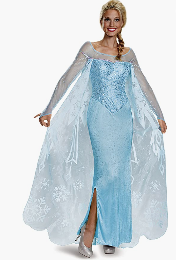 Disney Elsa Adult Costume. PHOTO: Amazon