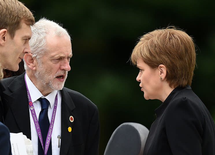 The SNP could end up teaming up with Labour in the event of a hung Parliament next week, Nicola Sturgeon has suggested.