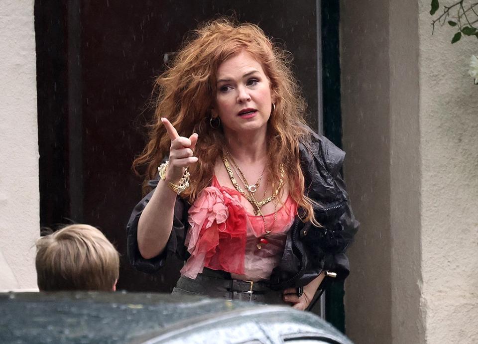 Isla Fisher, Bridget Jones: Mad About the Boy filming