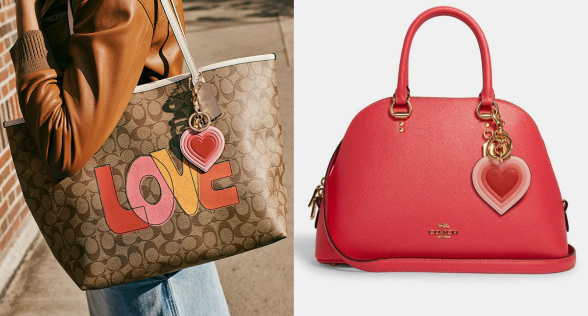 Valentine's Day Gifts From Coach Signature Canvas Heart Print