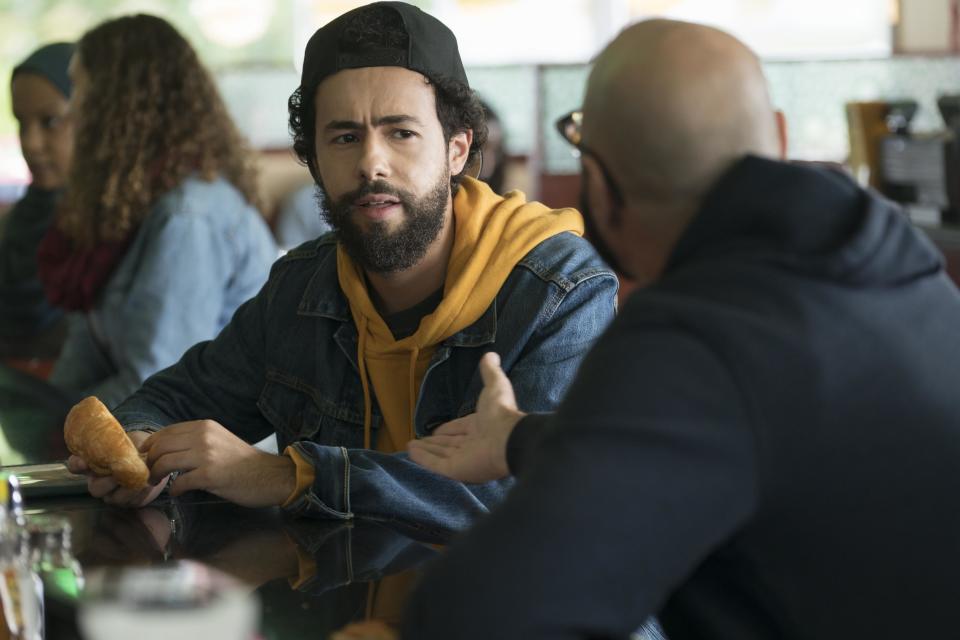 Ramy Youssef plays Ramy Hassan, a first-generation Egyptian-American navigating his spirituality in his politically polarized neighborhood.